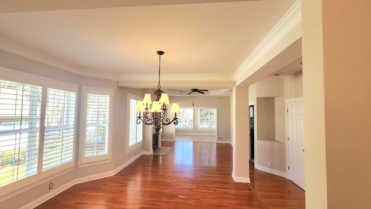 large, entertaining friendly open floorplan living area